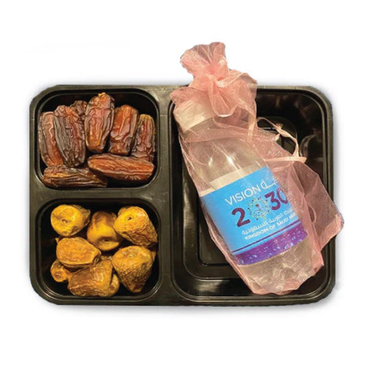 Umrah Tabarruk Gift Box – Premium Dates & Zamzam Water | Tasty Dates Pakistan