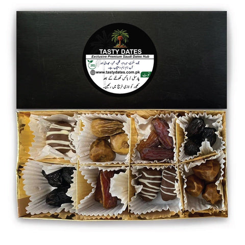 Premium Saudi Mix Dates Gift Box | Assorted Saudi Dates Online – Tasty Dates Pakistan